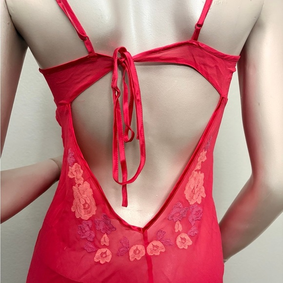 Vintage 100% Silk Lace Dress Vintage Silk Dress Vintage Victorias Secret Silk - Picture 9 of 12